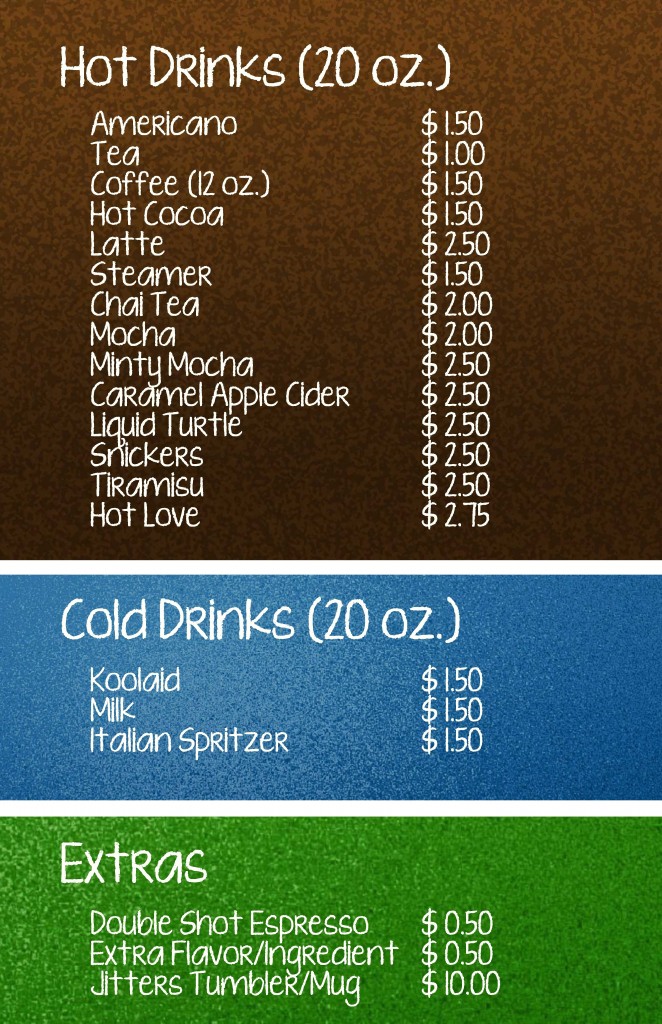 Jitters Hot and Cold Drinks